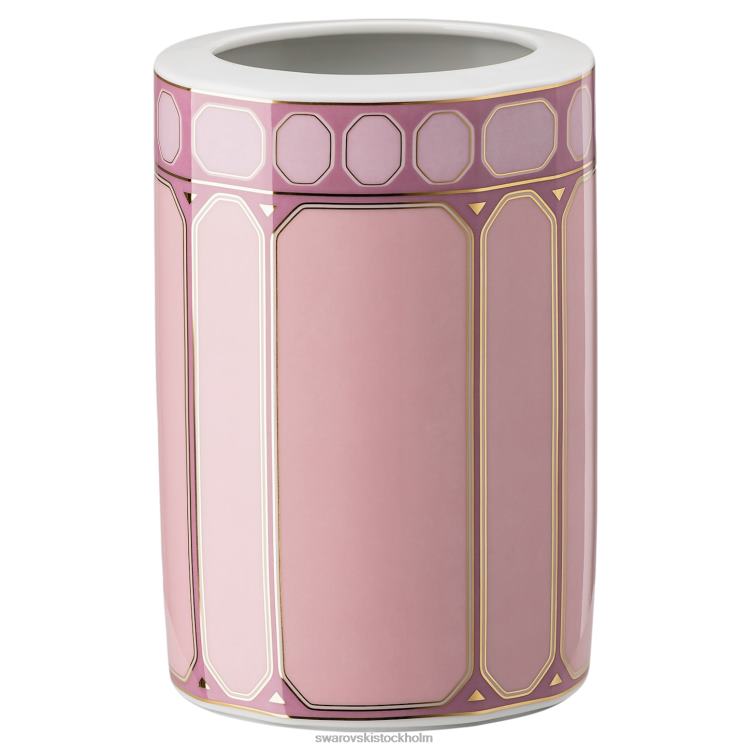 Swarovski signum vas P28L1780 dekorationer porslin, rosa