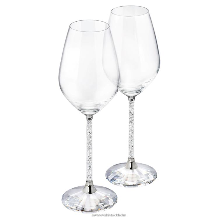 Swarovski kristallina vinglas (set med 2) P28L1706 dekorationer samling