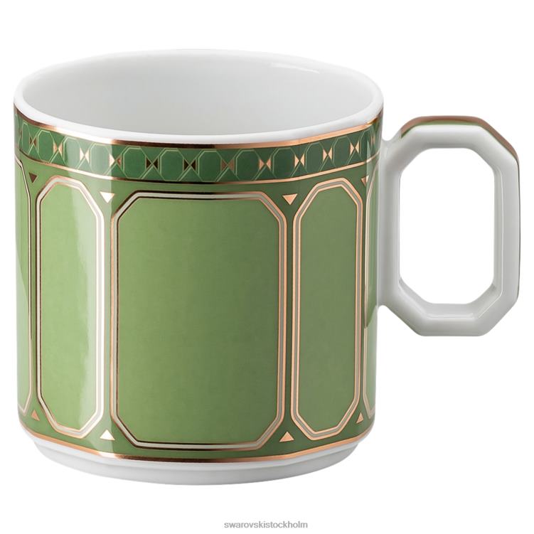 Swarovski signum espresso set P28L1712 dekorationer porslin, flerfärgat