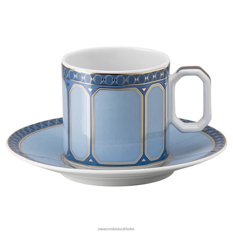 Swarovski signum espresso set P28L1714 dekorationer porslin, flerfärgat