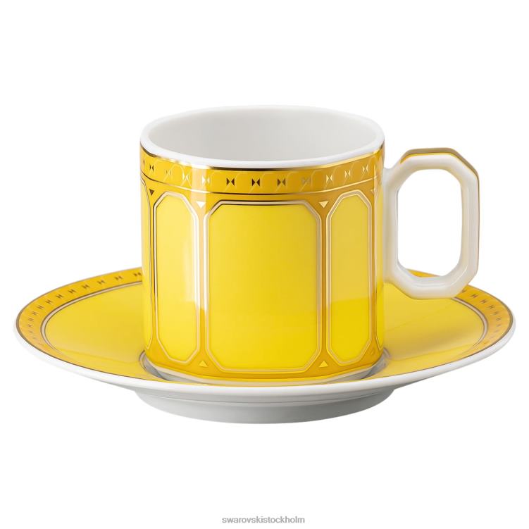 Swarovski signum espresso set P28L1714 dekorationer porslin, flerfärgat