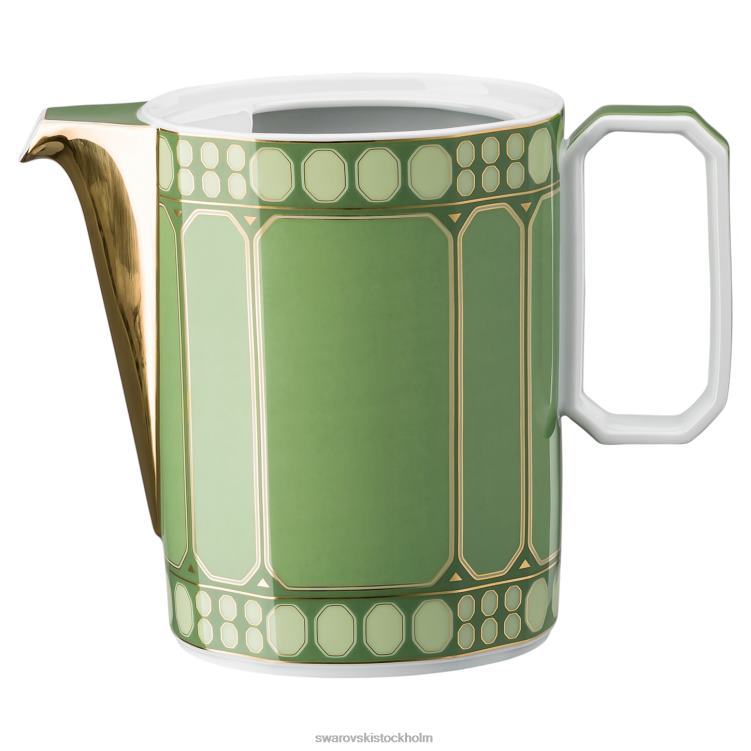 Swarovski signum kaffekanna P28L1752 dekorationer porslin, grön