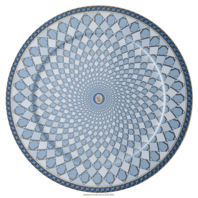 Swarovski signum serviceskylt P28L1718 dekorationer porslin, blå