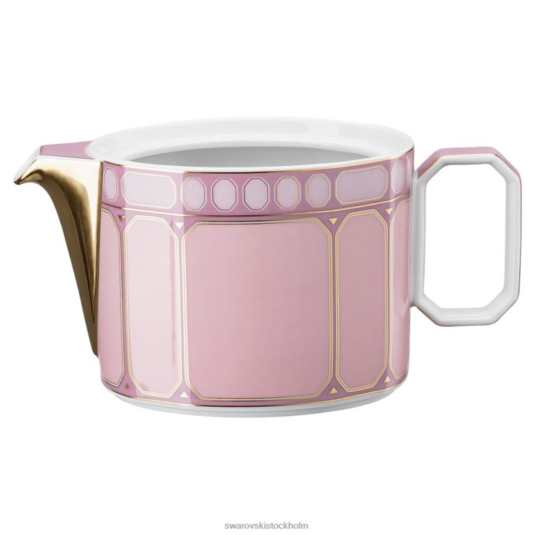 Swarovski signum tekanna P28L1744 dekorationer porslin, rosa