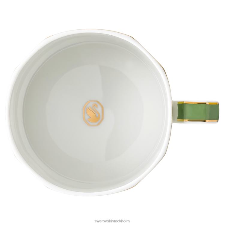 Swarovski signum tekoppsset P28L1723 dekorationer porslin, flerfärgat
