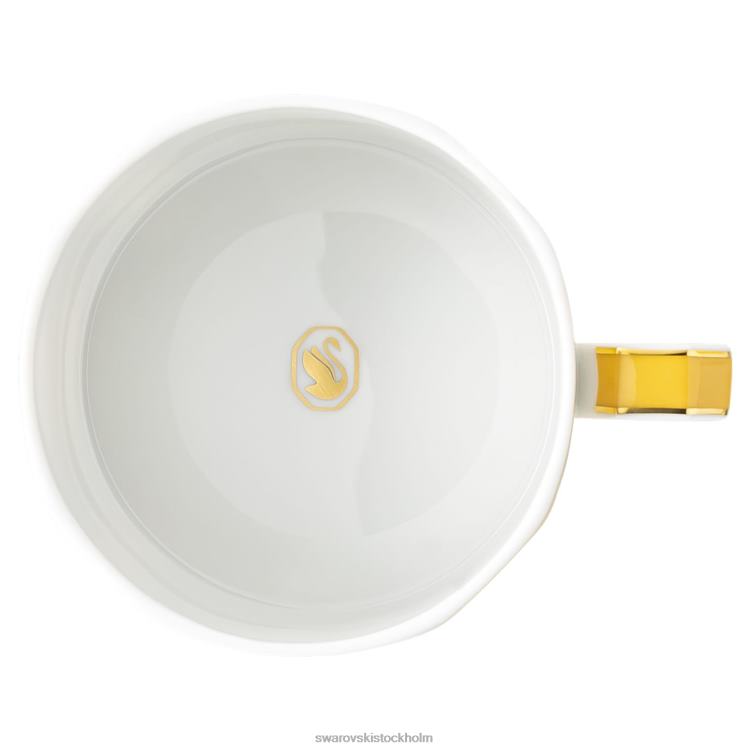 Swarovski signum tekoppsset P28L1746 dekorationer porslin, flerfärgat