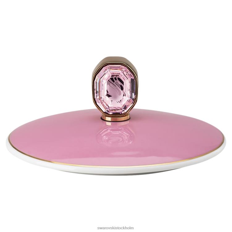 Swarovski signummugg med lock P28L1743 dekorationer porslin, rosa