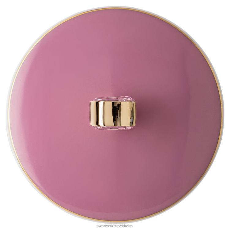 Swarovski signummugg med lock P28L1743 dekorationer porslin, rosa