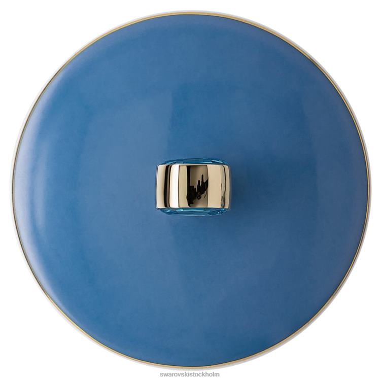 Swarovski signummugg med lock P28L1745 dekorationer porslin, blå