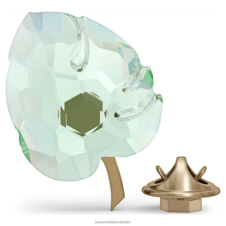 Swarovski djungeln slår bladmagnet P28L1787 dekorationer grön