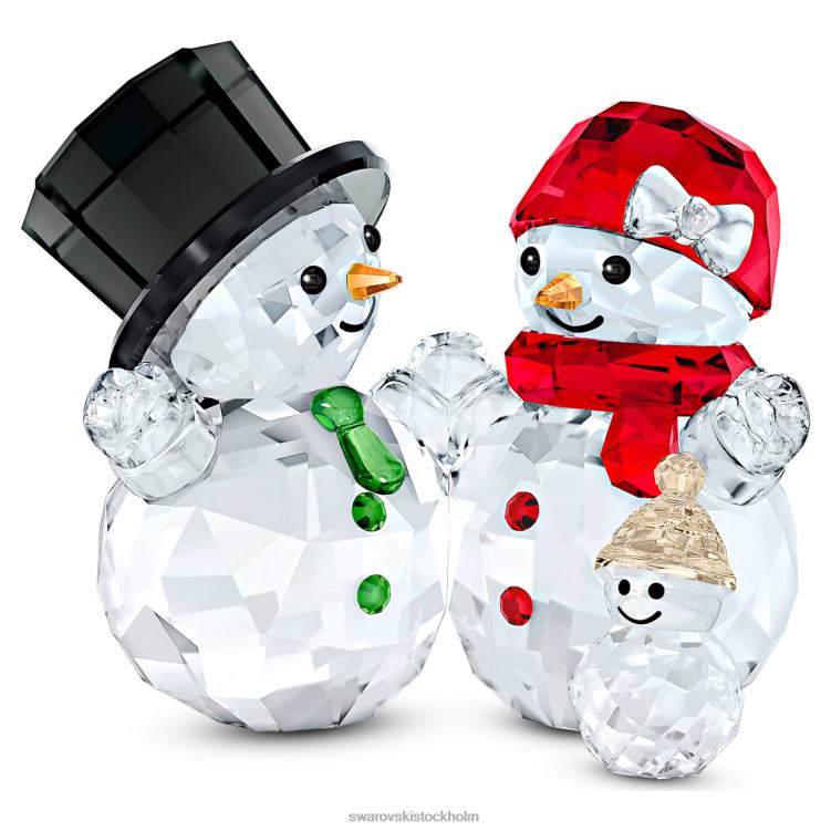 Swarovski snögubbe familj P28L1842 dekorationer samling