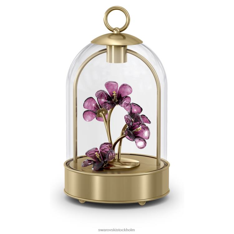 Swarovski trädgårdssagor hibiskus led lykta P28L1648 dekorationer samling