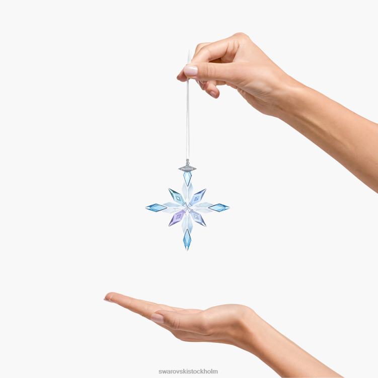 Swarovski fryst 2 snöflinga prydnad P28L1546 dekorationer samling