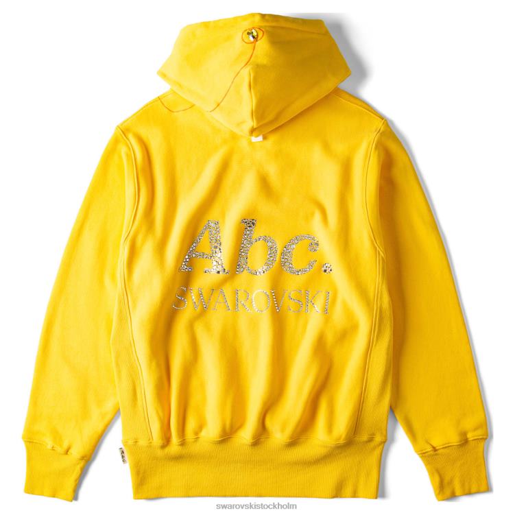 Swarovski färgade föremål hoodie P28L1515 hoodies gul