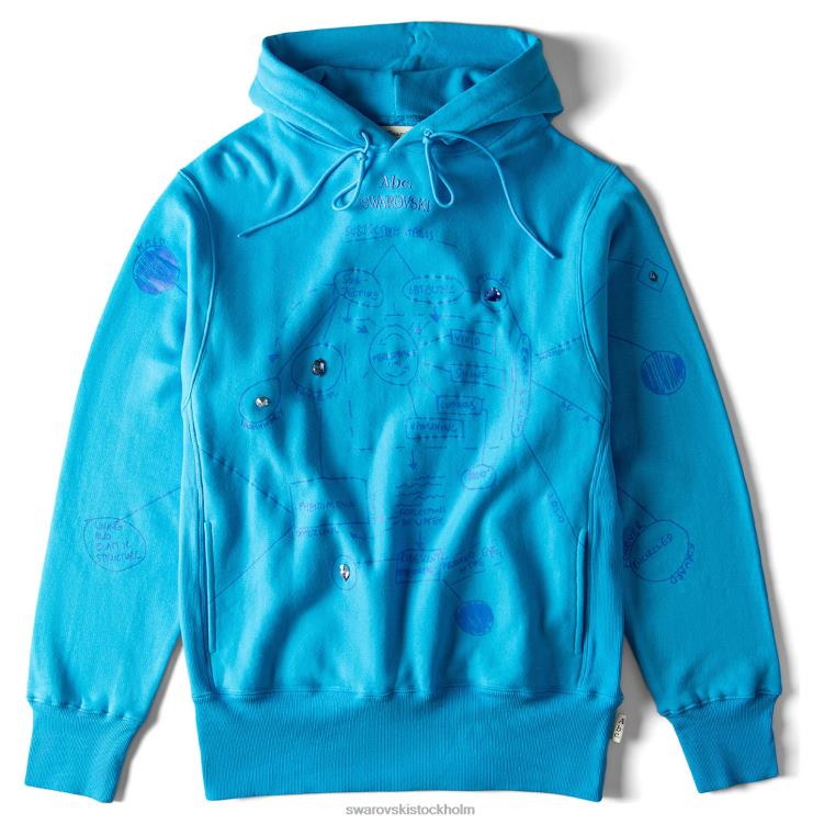 Swarovski subjektiv gloria hoodie P28L1514 hoodies blå