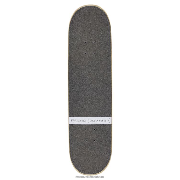 Swarovski gyllene gås skateboard P28L1512 Tillbehör svartvitt
