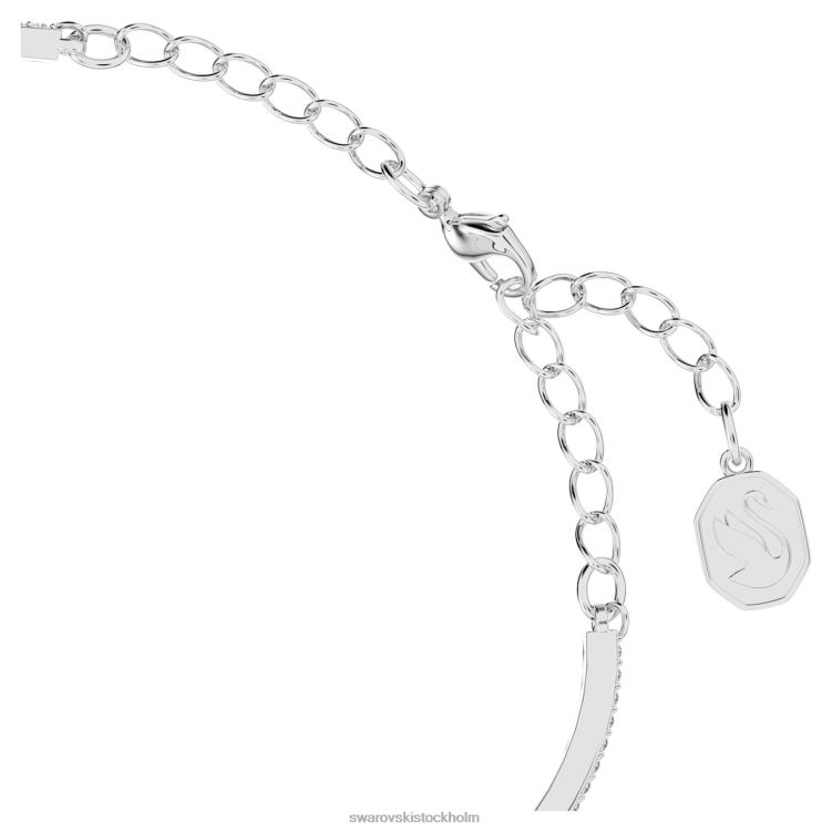 Swarovski Ortyx armband P28L487 Smycken triangelskuren, bana, vit, rodiumpläterad