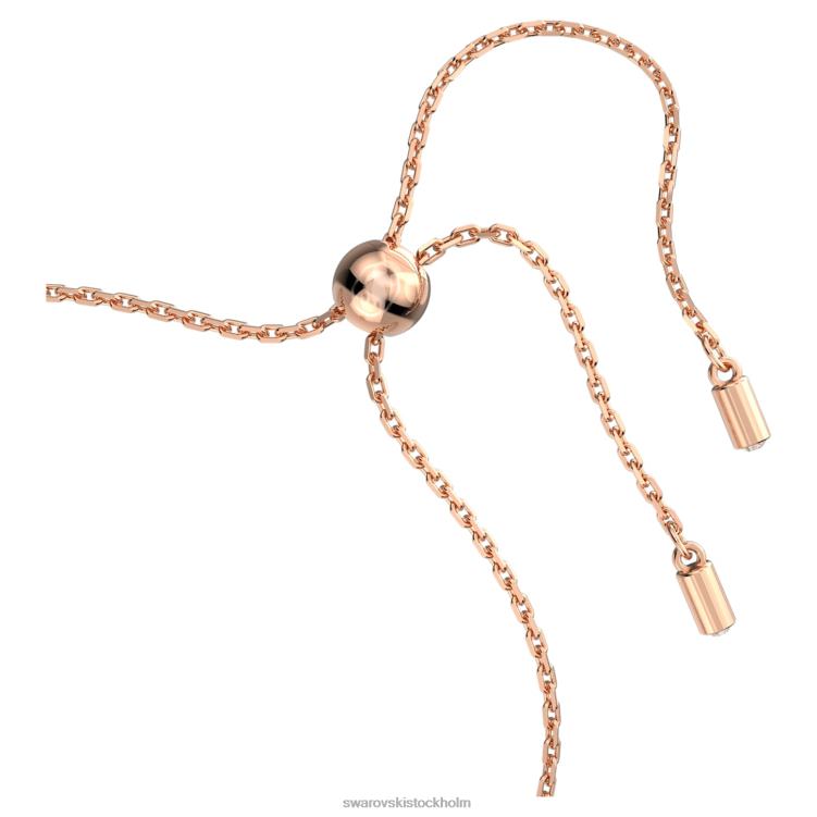 Swarovski constella armband P28L491 Smycken rund skuren, vit, roséguld pläterad