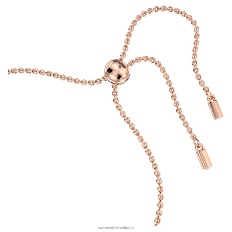 Swarovski emily armband P28L478 Smycken blandade runda snitt, rosa, roséguld pläterad