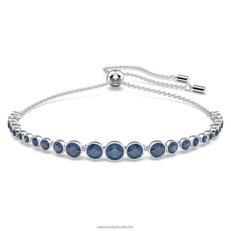 Swarovski emily armband P28L479 Smycken blandade runda snitt, blå, rodiumpläterade
