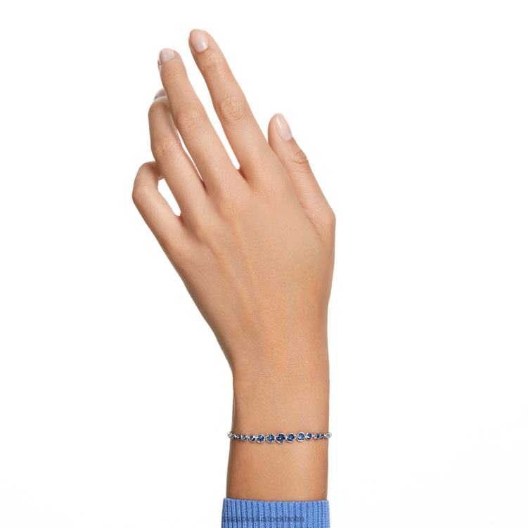 Swarovski emily armband P28L479 Smycken blandade runda snitt, blå, rodiumpläterade