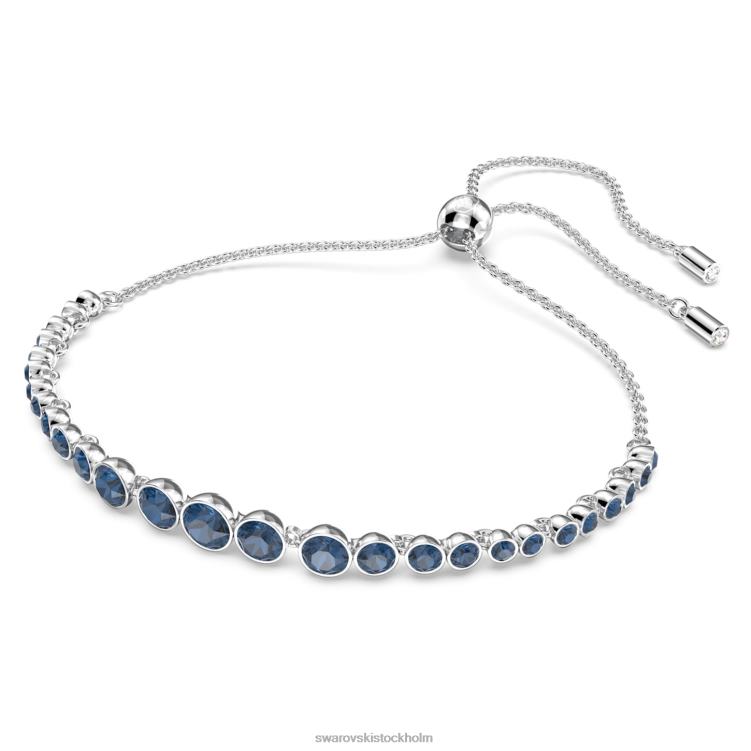 Swarovski emily armband P28L479 Smycken blandade runda snitt, blå, rodiumpläterade