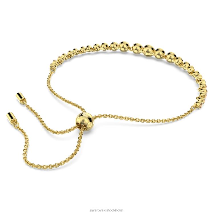 Swarovski emily armband P28L482 Smycken blandade runda snitt, guldton, guldton pläterad