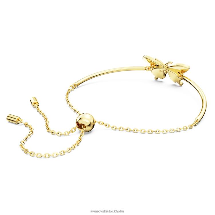 Swarovski idyllia armband P28L516 Smycken fjäril, flerfärgad, guldfärgad