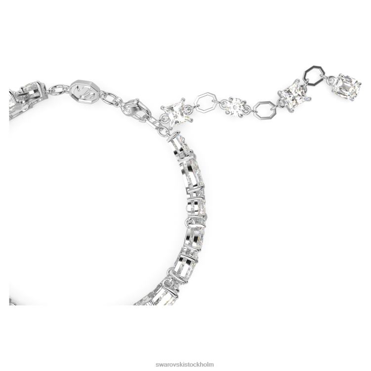 Swarovski mesmera armband P28L517 Smycken blandade snitt, vita, rodiumpläterade