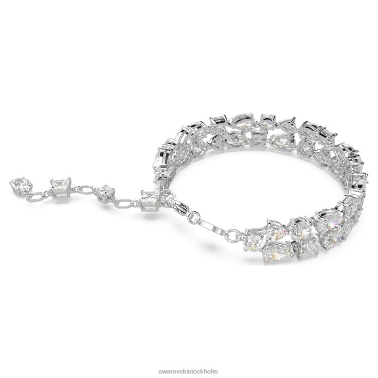 Swarovski mesmera armband P28L517 Smycken blandade snitt, vita, rodiumpläterade