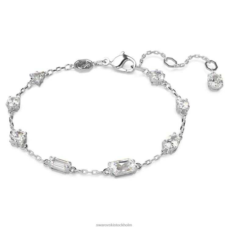 Swarovski mesmera armband P28L519 Smycken blandade snitt, spridd design, vit, rodiumpläterad