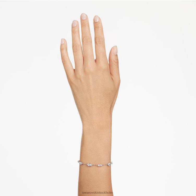 Swarovski mesmera armband P28L519 Smycken blandade snitt, spridd design, vit, rodiumpläterad