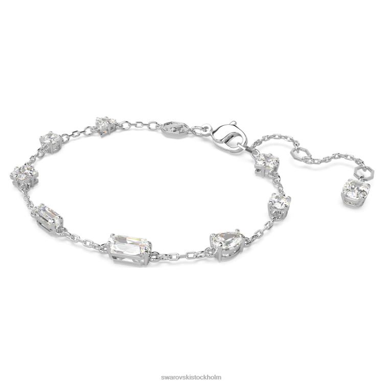 Swarovski mesmera armband P28L519 Smycken blandade snitt, spridd design, vit, rodiumpläterad
