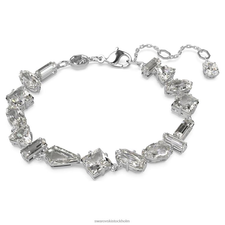 Swarovski mesmera armband P28L520 Smycken blandade snitt, vita, rodiumpläterade
