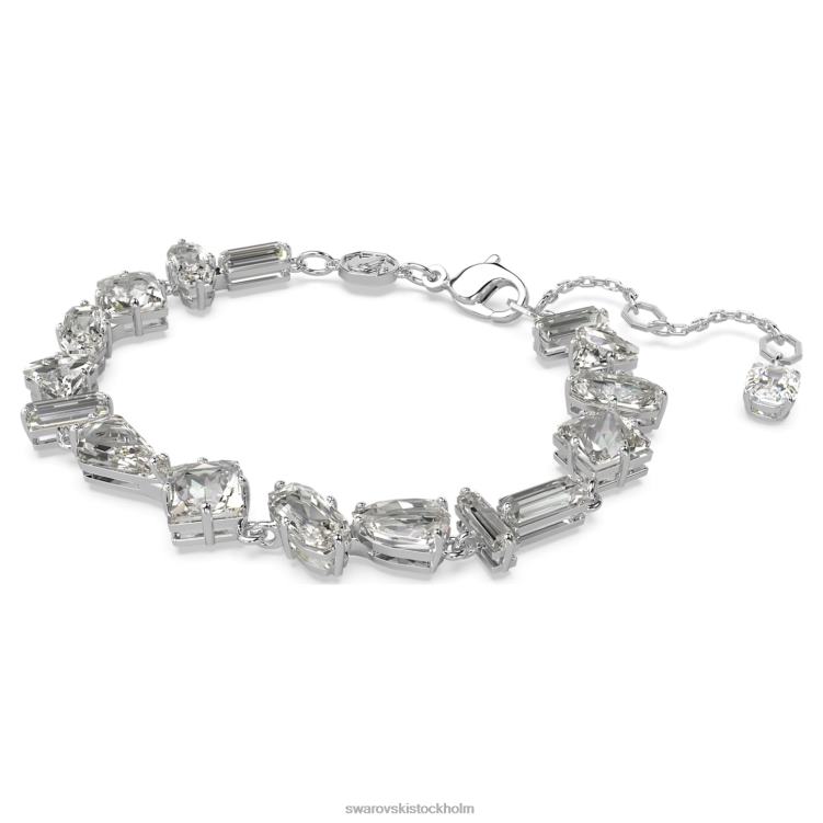 Swarovski mesmera armband P28L520 Smycken blandade snitt, vita, rodiumpläterade