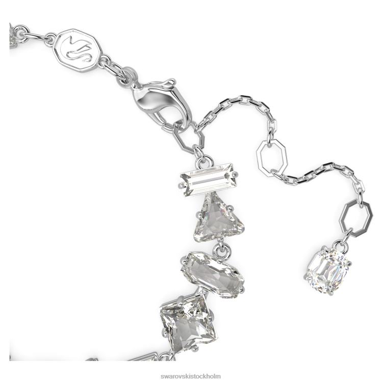 Swarovski mesmera armband P28L520 Smycken blandade snitt, vita, rodiumpläterade