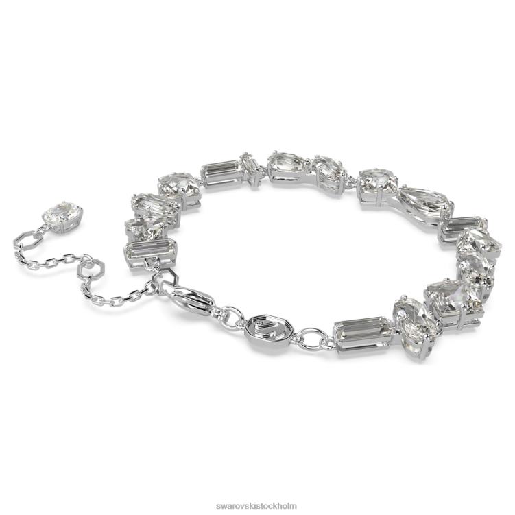 Swarovski mesmera armband P28L520 Smycken blandade snitt, vita, rodiumpläterade