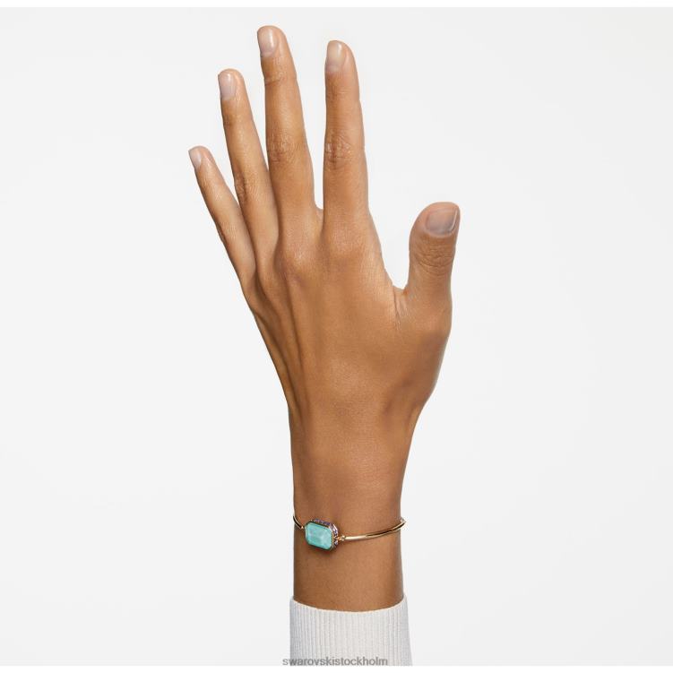 Swarovski orbita armband P28L492 Smycken oktagonslipad, flerfärgad, guldfärgad