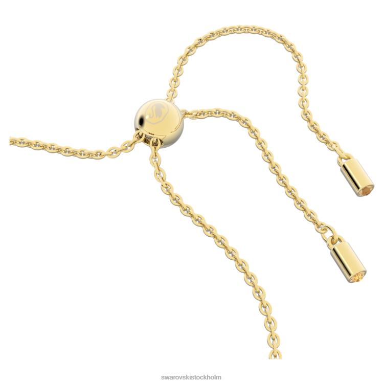 Swarovski orbita armband P28L498 Smycken rund skärning, flerfärgad, guldfärgad
