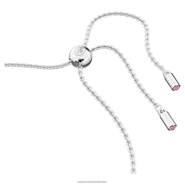 Swarovski orbita armband P28L502 Smycken oktagonskuren, flerfärgad, rodiumpläterad