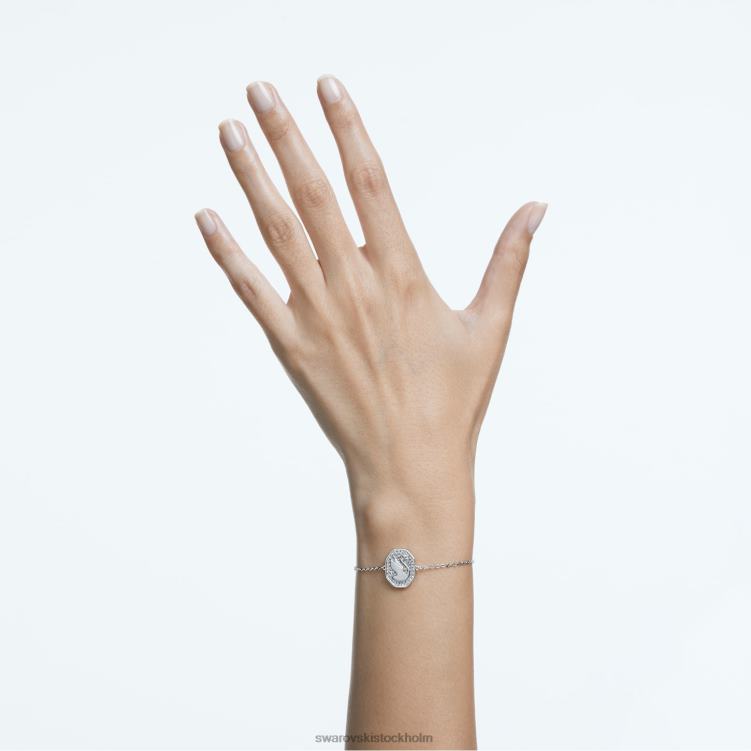 Swarovski signum armband P28L526 Smycken svan, vit, rodiumpläterad