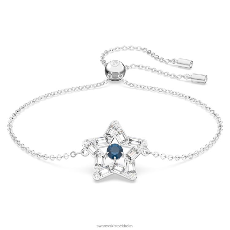 Swarovski stella armband P28L497 Smycken blandade snitt, stjärna, blå, rodiumpläterad