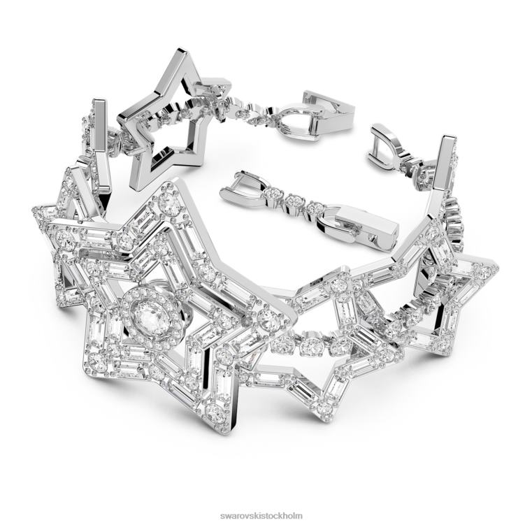 Swarovski stella armband P28L506 Smycken blandade snitt, stjärna, vit, rodiumpläterad
