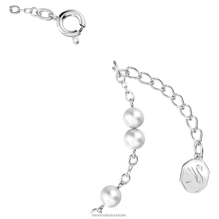 Swarovski stella armband P28L507 Smycken bana, stjärna, vit, rodiumpläterad