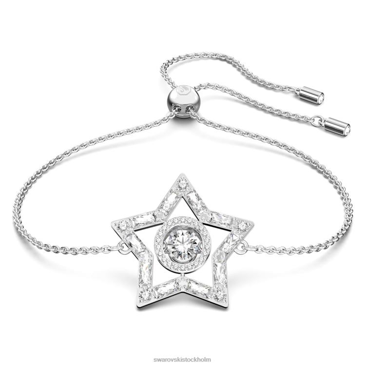 Swarovski stella armband P28L513 Smycken blandade snitt, stjärna, vit, rodiumpläterad