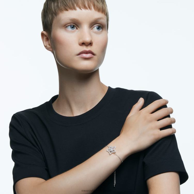 Swarovski stella armband P28L513 Smycken blandade snitt, stjärna, vit, rodiumpläterad