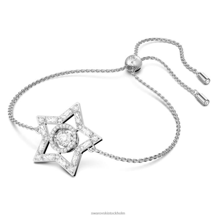 Swarovski stella armband P28L513 Smycken blandade snitt, stjärna, vit, rodiumpläterad
