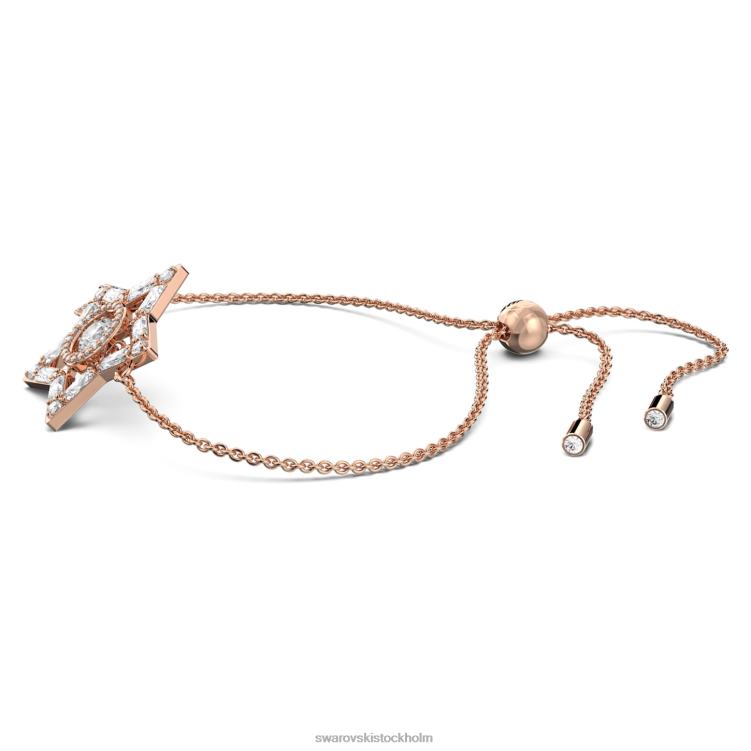 Swarovski stella armband P28L524 Smycken blandade snitt, stjärna, vit, roséguld pläterad