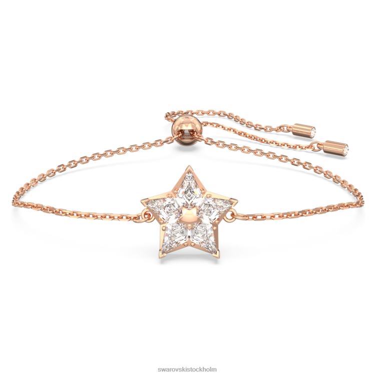 Swarovski stella armband P28L528 Smycken kite cut, stjärna, vit, roséguld pläterad