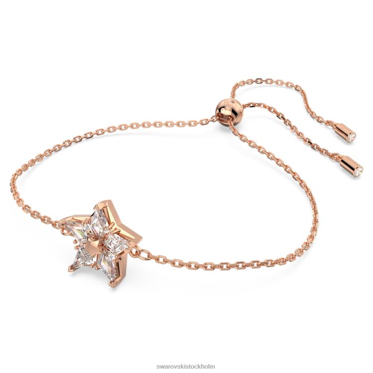 Swarovski stella armband P28L528 Smycken kite cut, stjärna, vit, roséguld pläterad
